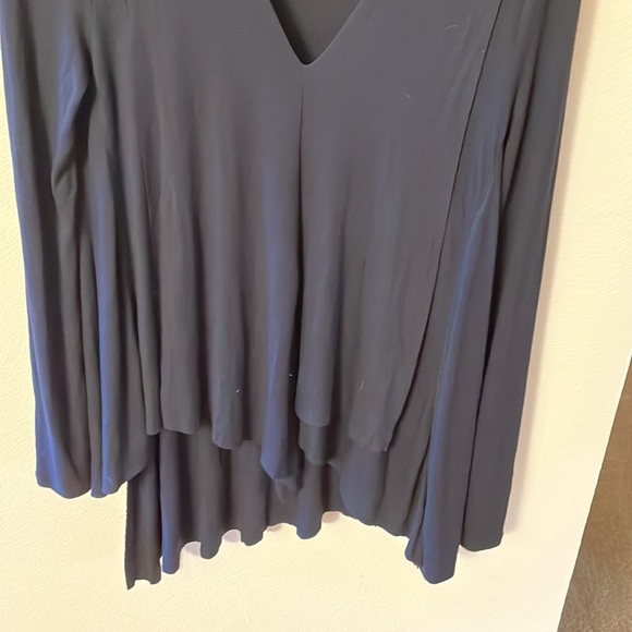 Free People high low hemline black size XS light weight sweater - Picture 3 of 7